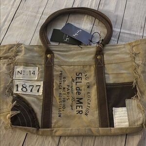 Myra Tote Bag/Purse/ Tote shoulder bag. Small weekender bag. New with tags